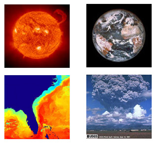 Examples of turbulent flows.